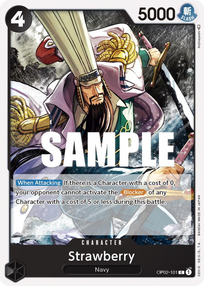 Strawberry OP02-101 Common Paramount War One Piece Near Mint