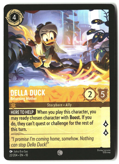 Della Duck - Returning Mother 22/204 Common Whispers in the Well Lorcana LP