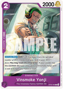 Vinsmoke Yonji (066) OP06-066 Common Wings of the Captain One Piece Near Mint