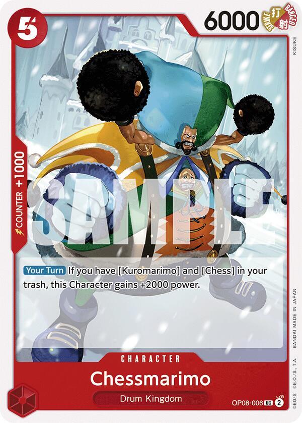 Chessmarimo OP08-006 Uncommon Two Legends One Piece Near Mint