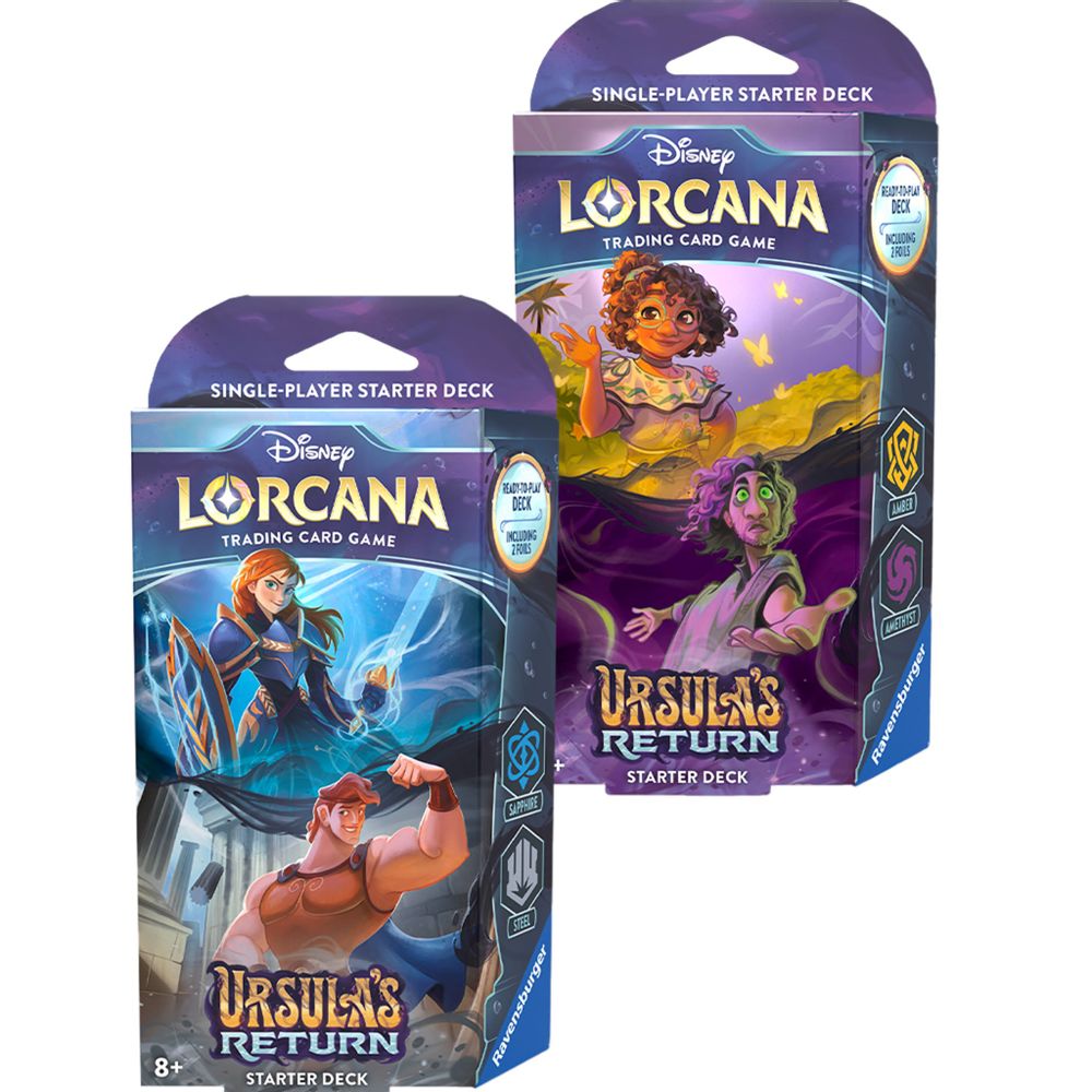 Disney Lorcana: Ursula's Return Starter Deck [Set of 2] Ursula's Return Lorcana NM