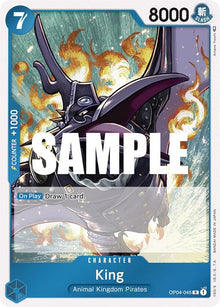 King OP04-045 Rare Kingdoms of Intrigue One Piece Foil Near Mint