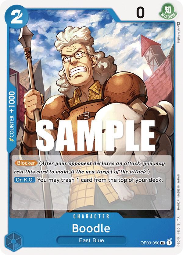 Boodle OP03-050 Uncommon Pillars of Strength One Piece Near Mint
