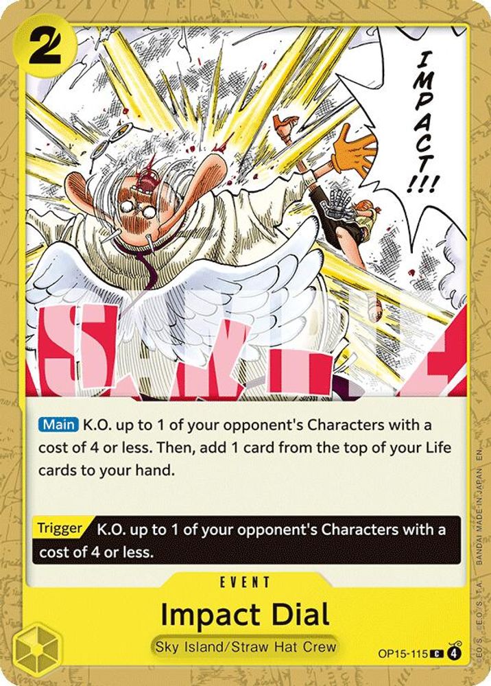 Impact Dial OP15-115 Common Adventure on Kami's Island One Piece Near Mint