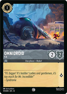 Omnidroid - V.8 173/204 Common Wilds Unknown Lorcana Near Mint