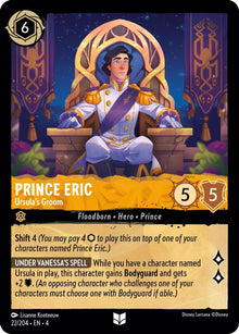 Prince Eric - Ursula's Groom 22/204 Uncommon Ursula's Return Lorcana Near Mint