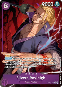 Silvers Rayleigh (Alternate Art) OP13-066 Carrying On His Will One Piece Foil NM