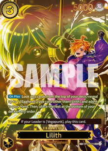 Lilith (SP) OP07-111 Super Rare Carrying On His Will One Piece Foil Near Mint