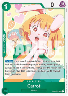 Carrot EB02-013 Common Extra Booster: Anime 25th Collection One Piece Near Mint