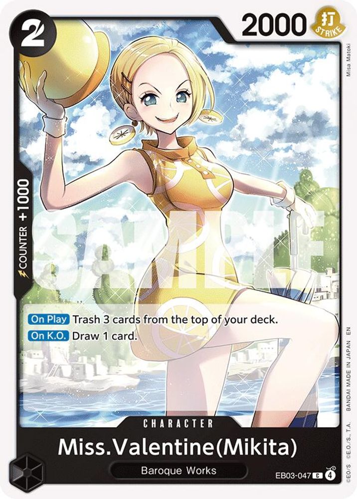 Miss.Valentine(Mikita) EB03-047 Extra Booster: One Piece Heroines Edition One Piece NM