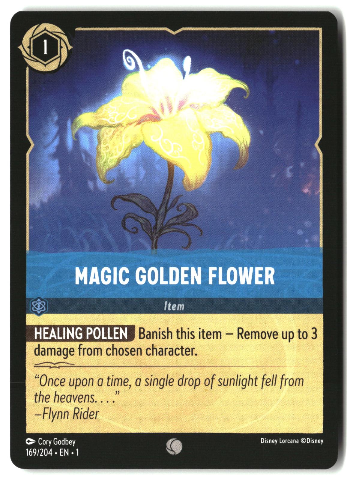 Magic Golden Flower 169/204 Common The First Chapter Lorcana Lightly Played