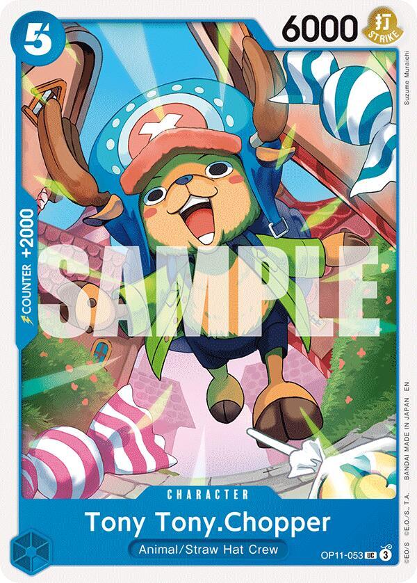Tony Tony.Chopper OP11-053 Uncommon A Fist of Divine Speed One Piece Near Mint