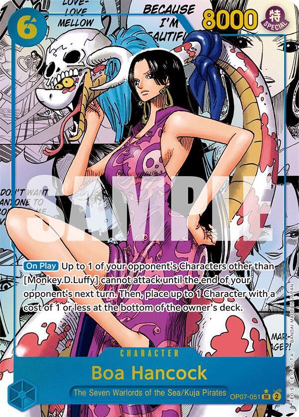 Boa Hancock (051) (Parallel) (Manga) OP07-051 500 Years in the Future One Piece Foil NM