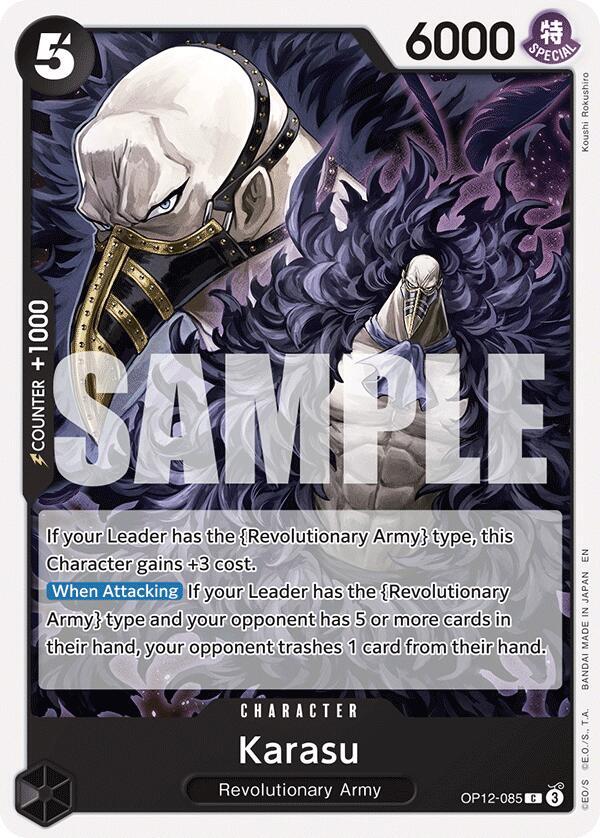 Karasu OP12-085 Common Legacy of the Master One Piece Near Mint