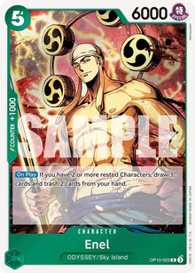 Enel OP10-025 Rare Royal Blood One Piece Foil Near Mint