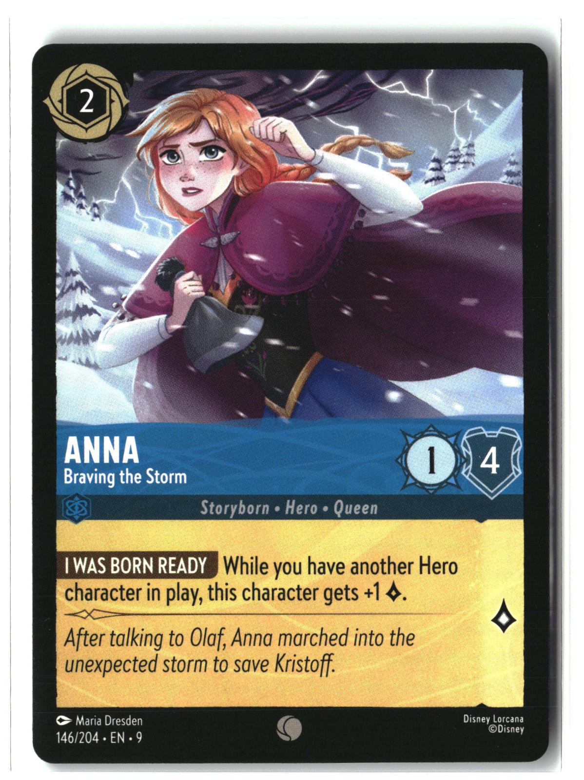Anna - Braving the Storm 146/204 Common Fabled Lorcana Lightly Played