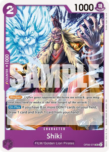 Shiki (Reprint) OP06-073 Uncommon Premium Booster -The Best- Vol. 2 One Piece NM