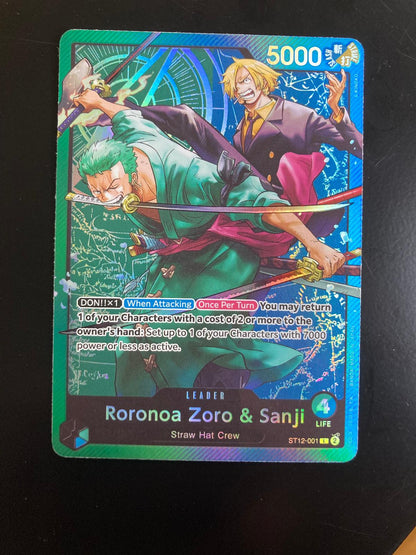 Roronoa Zoro & Sanji ST12-001 Starter Deck 12: Zoro and Sanji One Piece MP