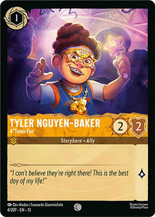 Tyler Nguyen-Baker - 4*Town Fan 4/204 Common Attack of the Vine! Lorcana NM