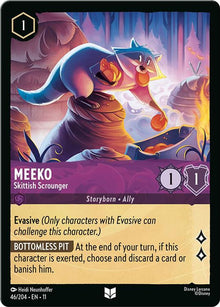 Meeko - Skittish Scrounger 46/204 Uncommon Winterspell Lorcana Near Mint