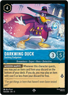 Darkwing Duck - Dashing Gadgeteer 150/204 Super Rare Winterspell Lorcana NM