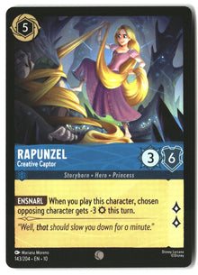 Rapunzel - Creative Captor 143/204 Common Whispers in the Well Lorcana LP