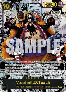 Marshall.D.Teach (093) (Manga) OP09-093 Emperors in the New World One Piece Foil NM
