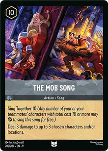 The Mob Song 202/204 Uncommon Fabled Lorcana Near Mint