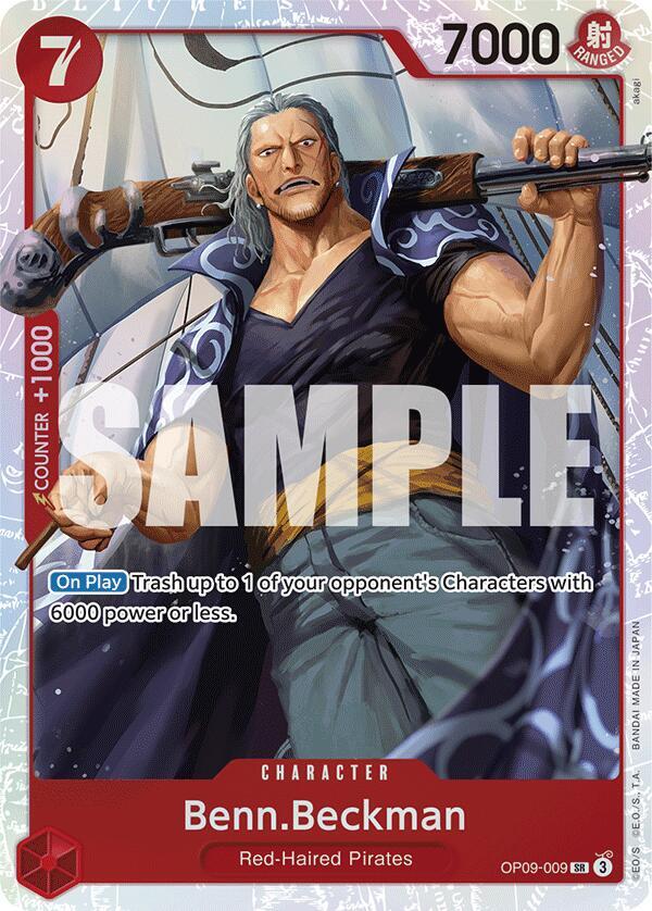 Benn.Beckman OP09-009 Super Rare Emperors in the New World One Piece Foil NM