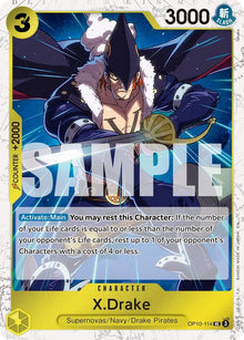 X.Drake (Pirate Foil) OP10-114 Premium Booster -The Best- Vol. 2 One Piece NM