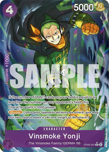 Vinsmoke Yonji (Full Art) OP06-067 Premium Booster -The Best- One Piece Foil NM