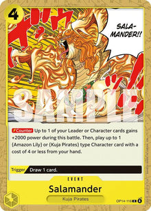 Salamander OP14-116 Common The Azure Sea's Seven One Piece Near Mint