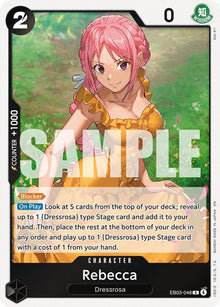 Rebecca EB03-048 Extra Booster: One Piece Heroines Edition One Piece Foil NM