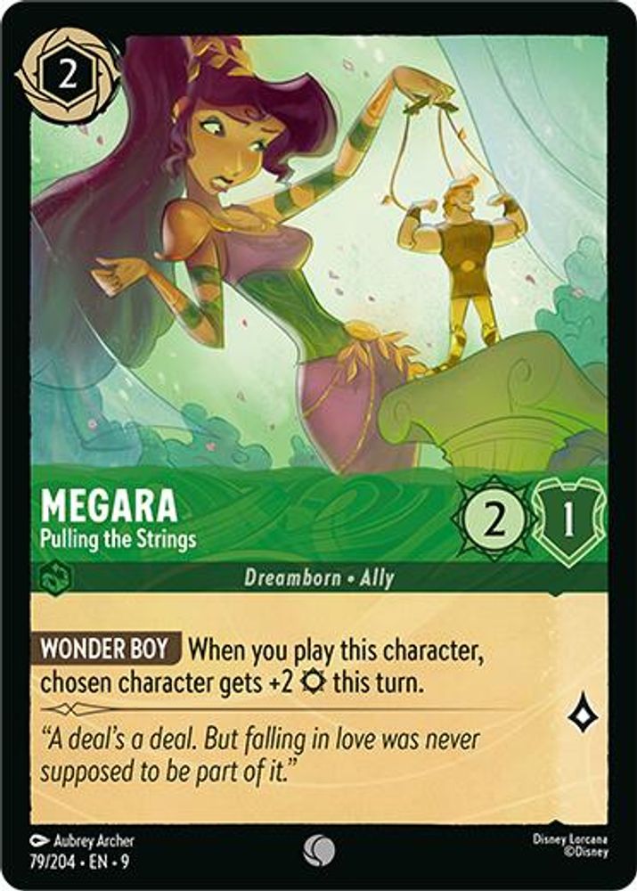 Megara - Pulling the Strings 79/204 Common Fabled Lorcana Near Mint