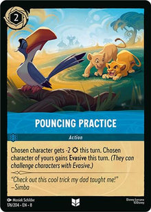 Pouncing Practice 176/204 Uncommon Reign of Jafar Lorcana Near Mint