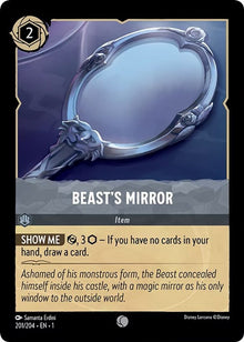 Beast's Mirror 201/204 Common The First Chapter Lorcana Near Mint