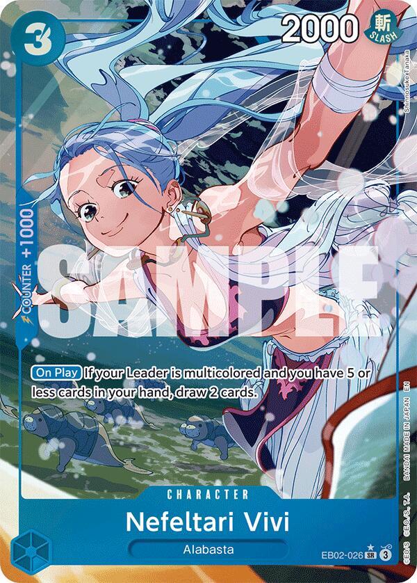 Nefeltari Vivi (Alternate Art) EB02-026 Extra Booster: Anime 25th Collection One Piece Foil NM