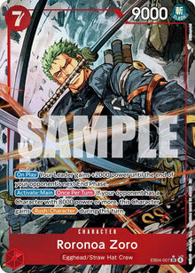 Roronoa Zoro (Alternate Art) EB04-007 Adventure on Kami's Island One Piece Foil NM