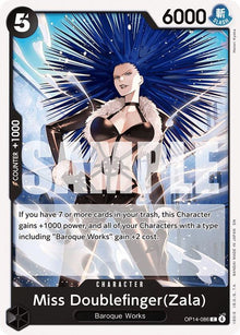 Miss Doublefinger(Zala) OP14-086 Common The Azure Sea's Seven One Piece NM