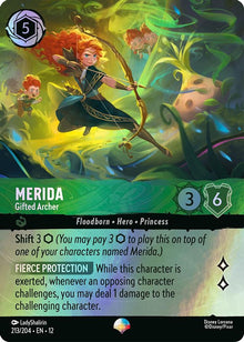 Merida - Gifted Archer (Epic) 213/204 Epic Wilds Unknown Lorcana Holo Near Mint