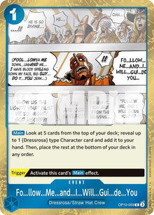 Fo...llow...Me...and...I...Will...Gui...de...You OP10-059 Royal Blood One Piece Foil NM