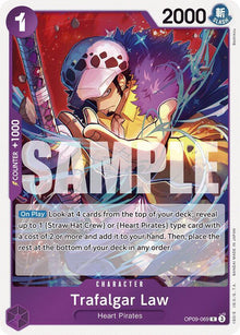 Trafalgar Law (069) OP09-069 Rare Emperors in the New World One Piece Foil NM
