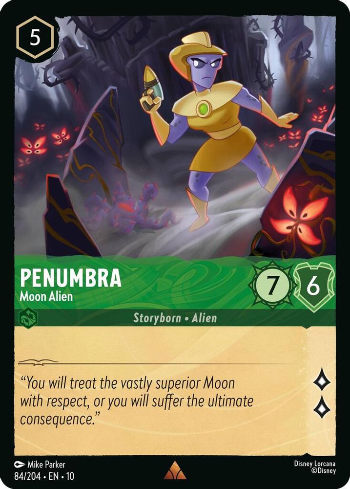 Penumbra - Moon Alien 84/204 Rare Whispers in the Well Lorcana Near Mint