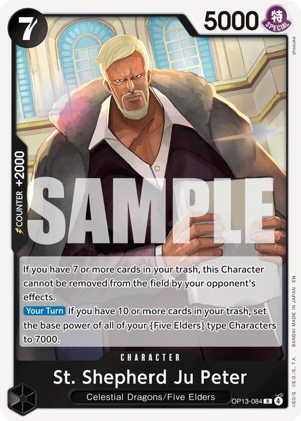 St. Shepherd Ju Peter OP13-084 Rare Carrying On His Will One Piece Foil NM