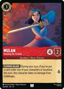 Mulan - Standing Her Ground 126/204 Uncommon Whispers in the Well Lorcana NM