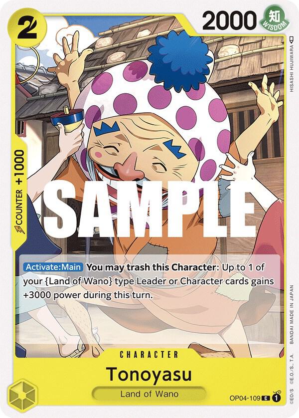 Tonoyasu OP04-109 Common Kingdoms of Intrigue One Piece Near Mint