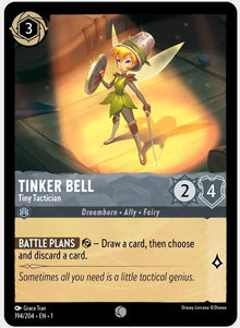 Tinker Bell - Tiny Tactician 194/204 Common The First Chapter Lorcana Near Mint