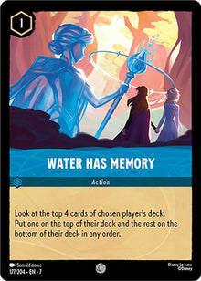 Water Has Memory 177/204 Common Archazia's Island Lorcana Near Mint