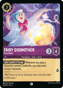 Fairy Godmother - Pure Heart 42/204 Common Rise of the Floodborn Lorcana NM