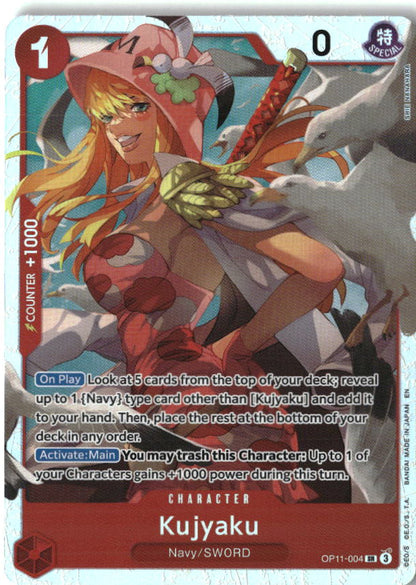 Kujyaku OP11-004 Super Rare A Fist of Divine Speed One Piece Near Mint